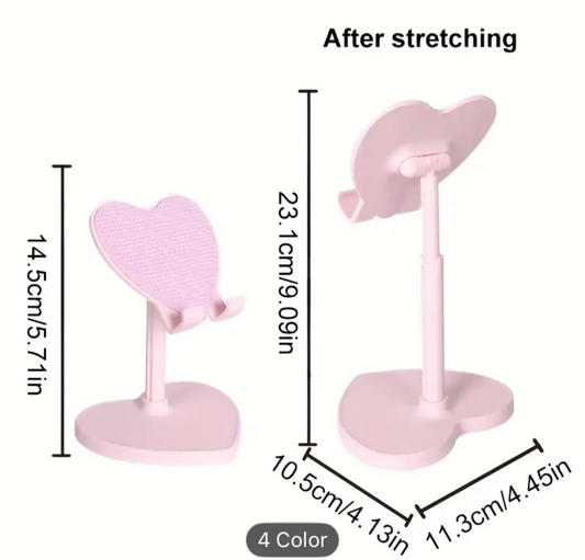 Adjustable Heart Phone Stand