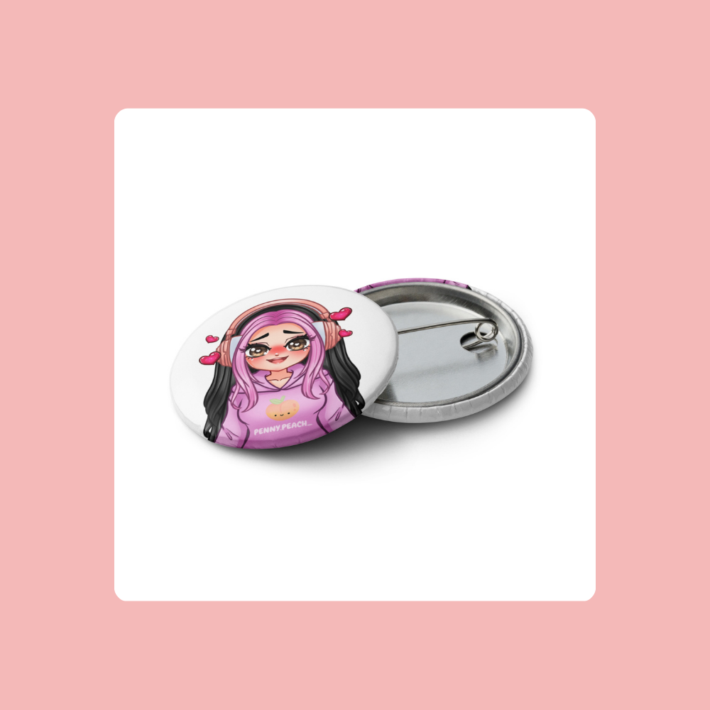Set of pin buttons