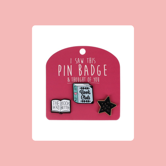 Book Club - I Saw This Pin Badge