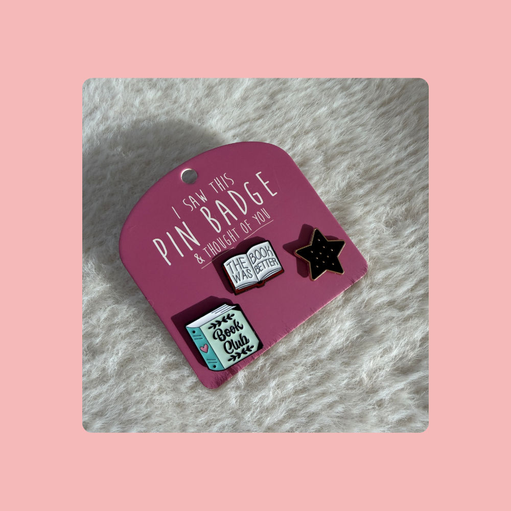 Book Club - I Saw This Pin Badge